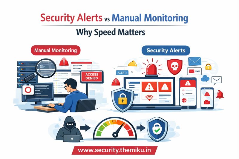 Security Alerts vs Manual Monitoring: Why Speed Matters